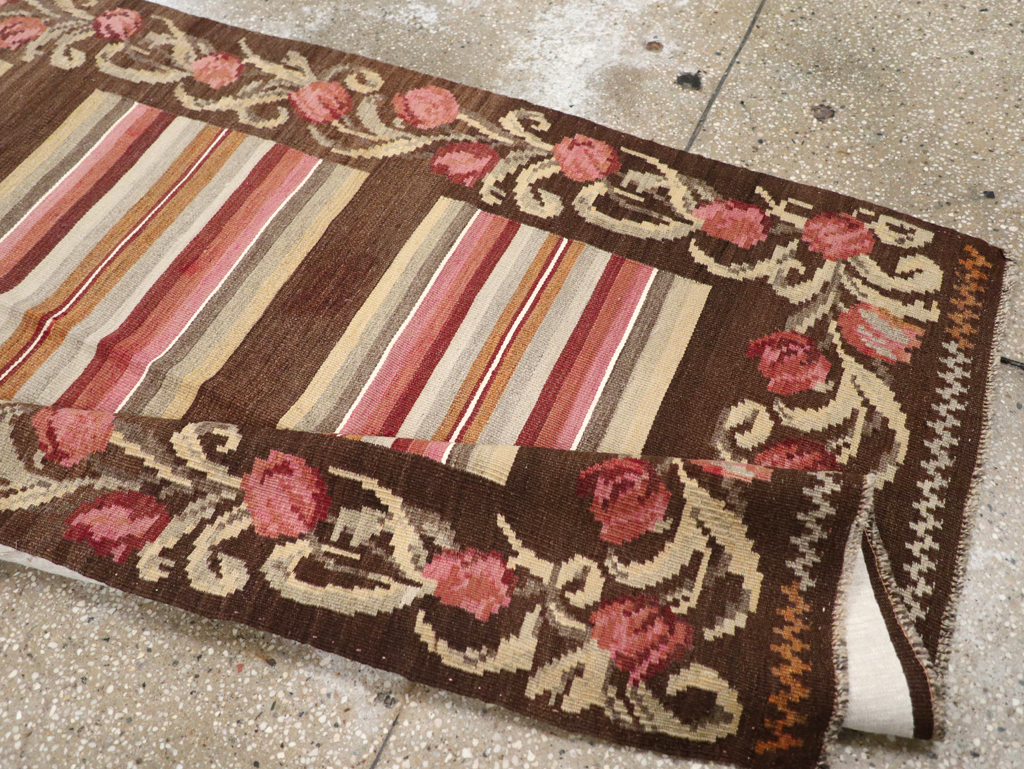 Vintage Russian Bessarabian Rug, No.17334 - Staging