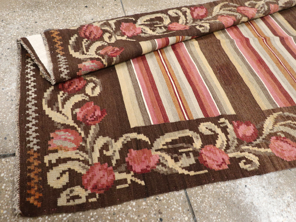 Vintage Russian Bessarabian Rug, No.17334 - Staging