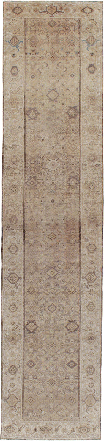 Vintage Persian Malayer Runner, No.17335 - Staging