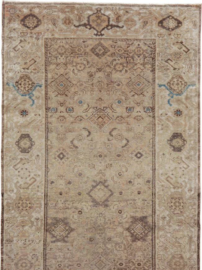 Vintage Persian Malayer Runner, No.17335 - Staging