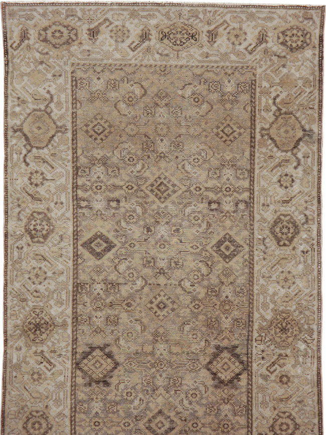 Vintage Persian Malayer Runner, No.17335 - Staging