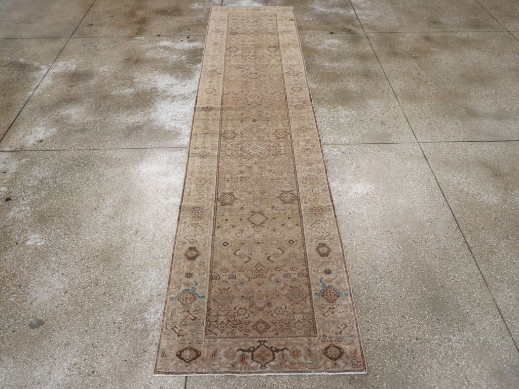 Vintage Persian Malayer Runner, No.17335 - Staging