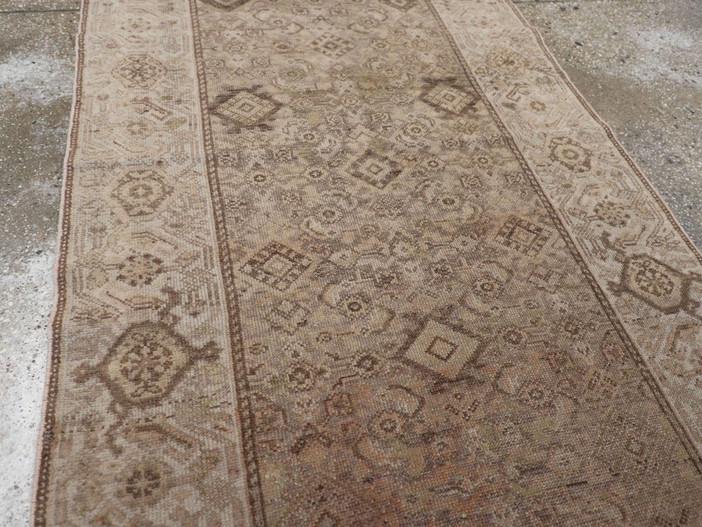 Vintage Persian Malayer Runner, No.17335 - Staging