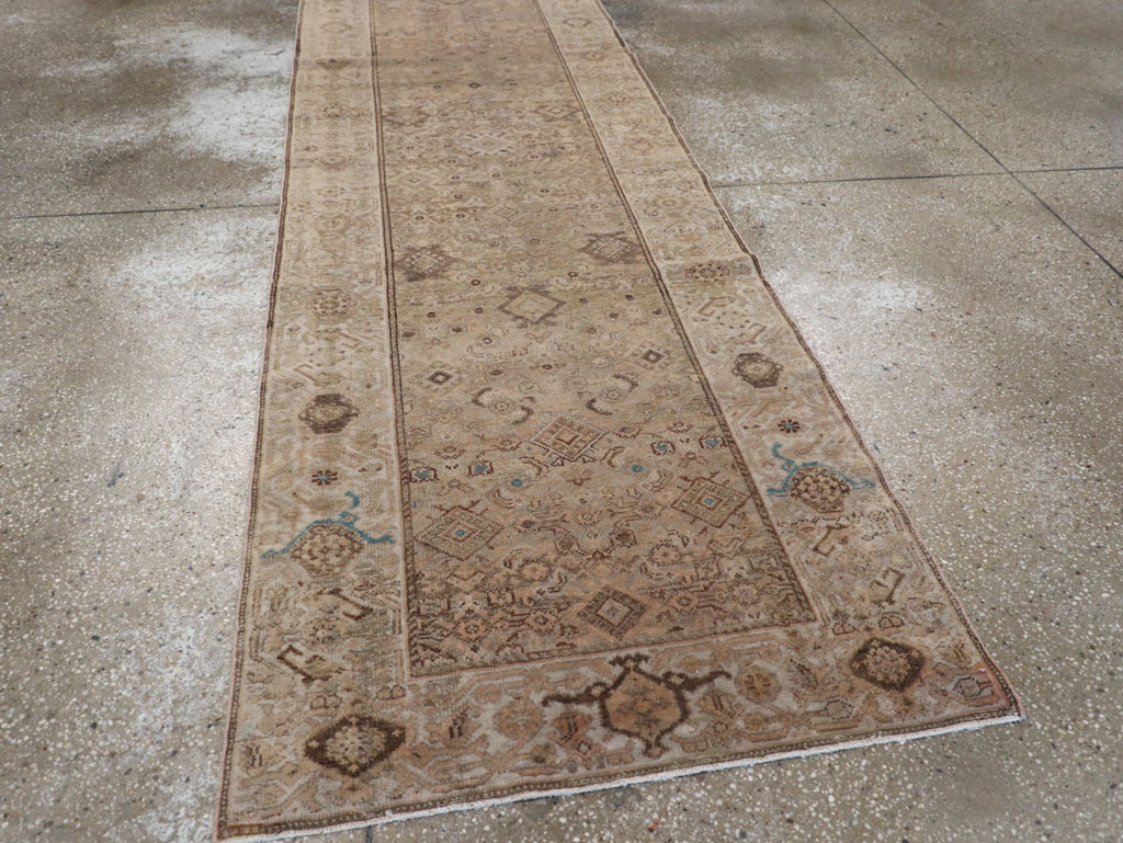 Vintage Persian Malayer Runner, No.17335 - Staging