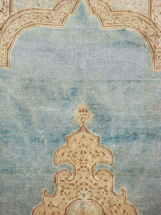 Vintage Persian Kerman Carpet, No.17368 - Staging