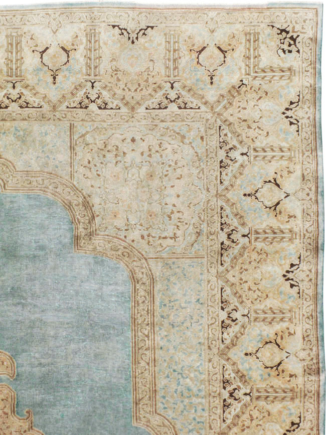Vintage Persian Kerman Carpet, No.17368 - Staging