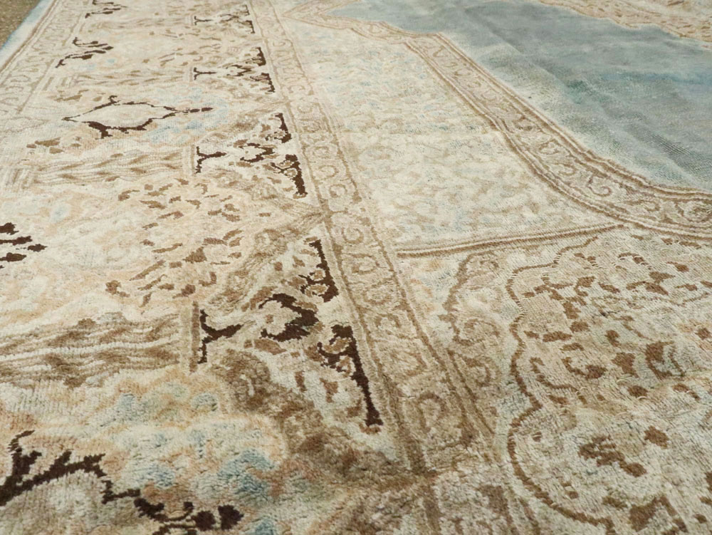 Vintage Persian Kerman Carpet, No.17368 - Staging