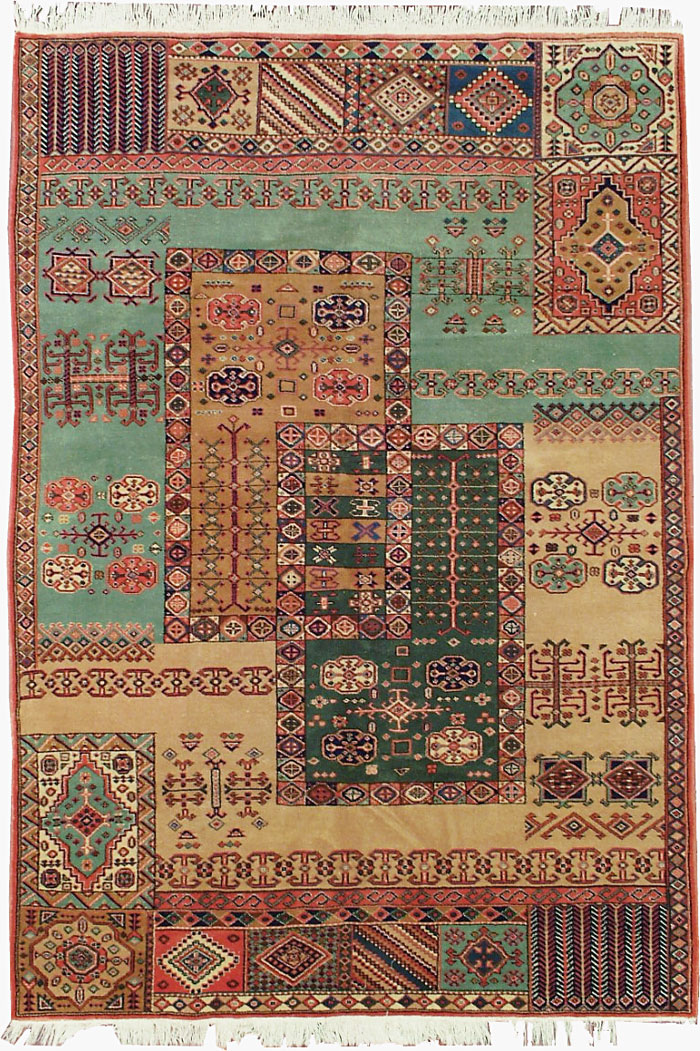 Vintage Turkish Anatolian Carpet, No.17378 - Staging