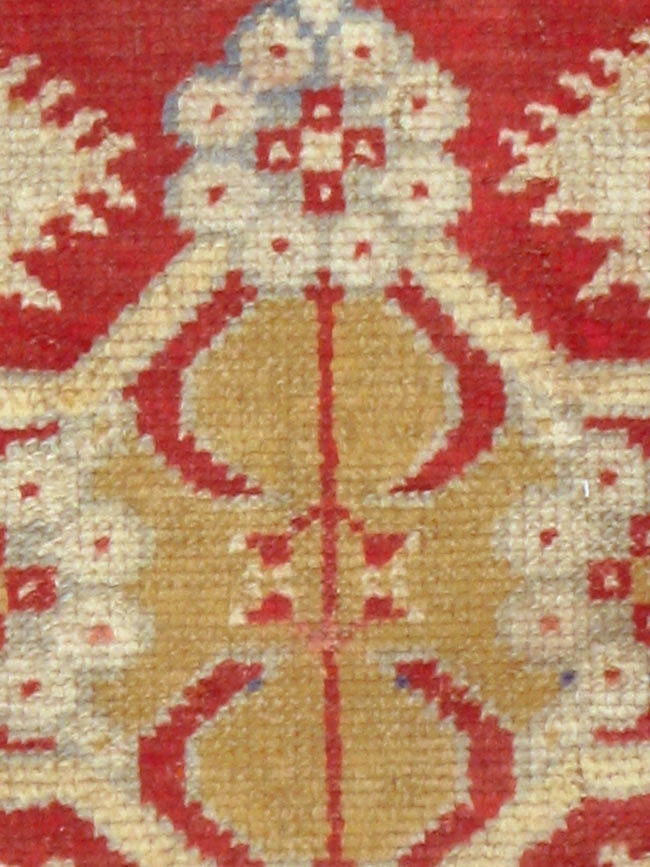 Antique Turkish Oushak Rug, No.17406 - Staging