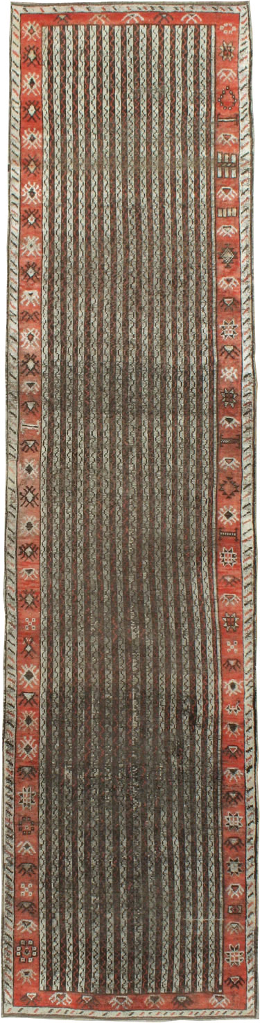 Antique Turkish Ghiordes Runner, No.17418 - Staging