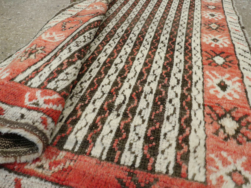 Antique Turkish Ghiordes Runner, No.17418 - Staging