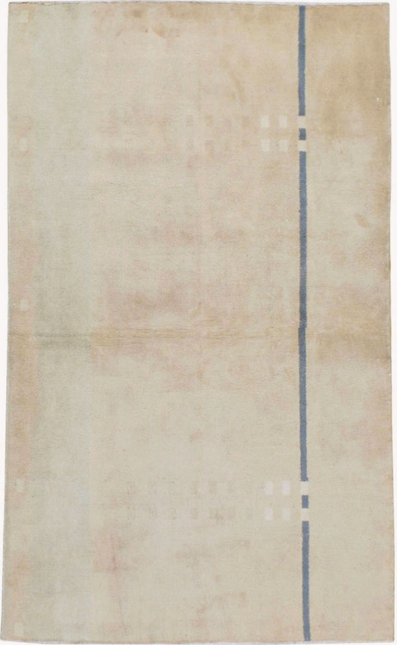 Vintage Turkish Anatolian Modernist Rug, No.17430 - Staging