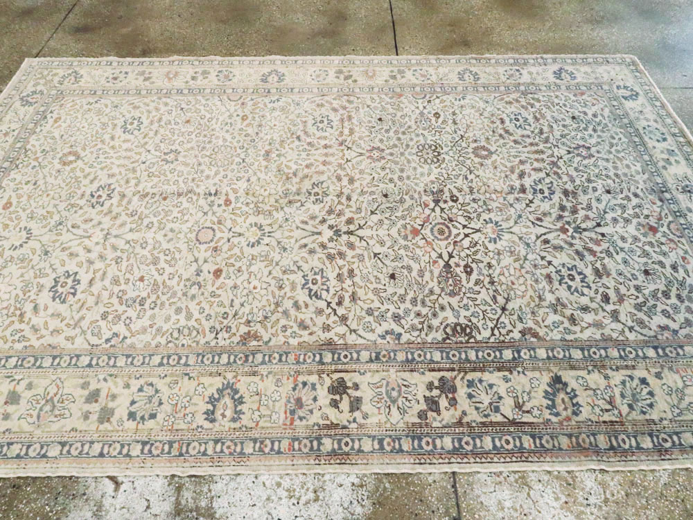 Vintage Turkish Sivas Accent Carpet, No.17439 - Staging