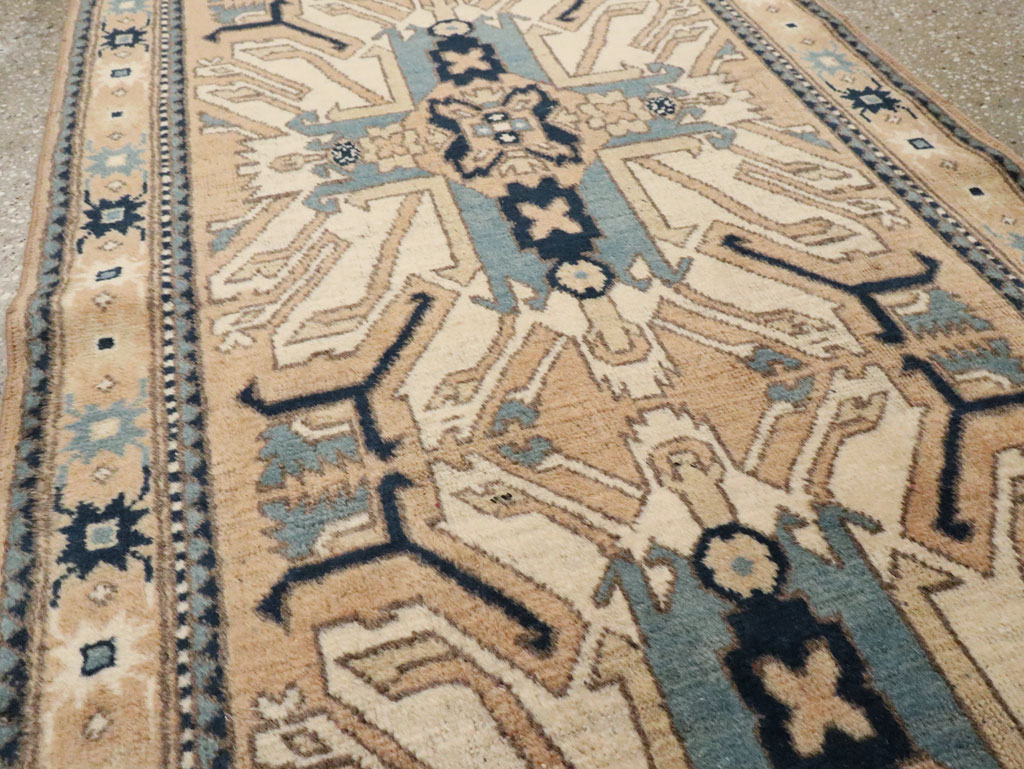 Antique Turkish Kazak Runner, No.17452 - Staging