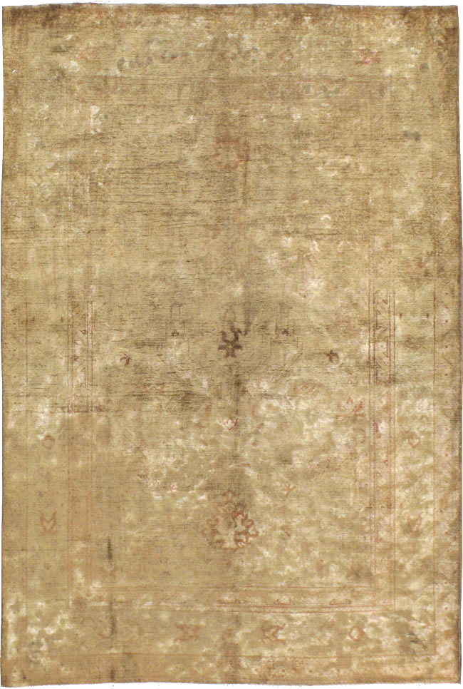 Antique Persian Tabriz Rug, No.17463 - Staging