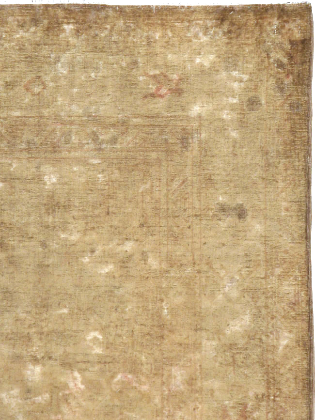 Antique Persian Tabriz Rug, No.17463 - Staging