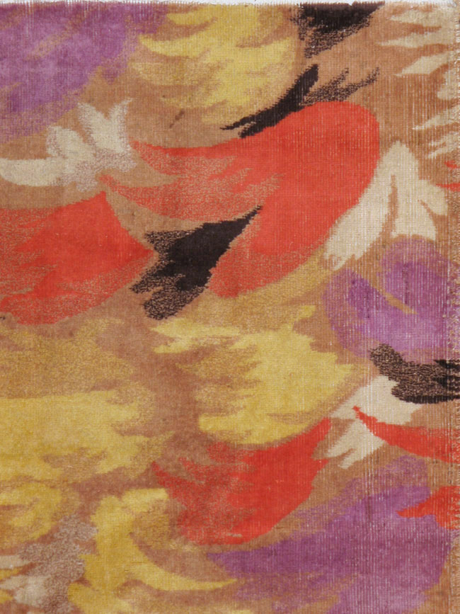 Vintage Turkish Art Deco Rug, No.17470 - Staging