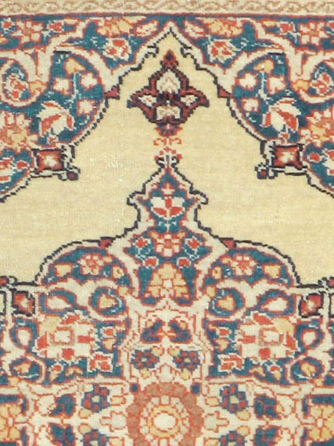 Antique Persian Tabriz Hagi Jalili Rug, No.17476 - Staging
