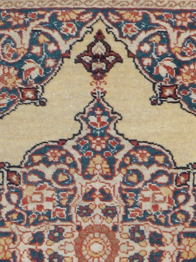 Antique Persian Tabriz Hagi Jalili Rug, No.17476 - Staging
