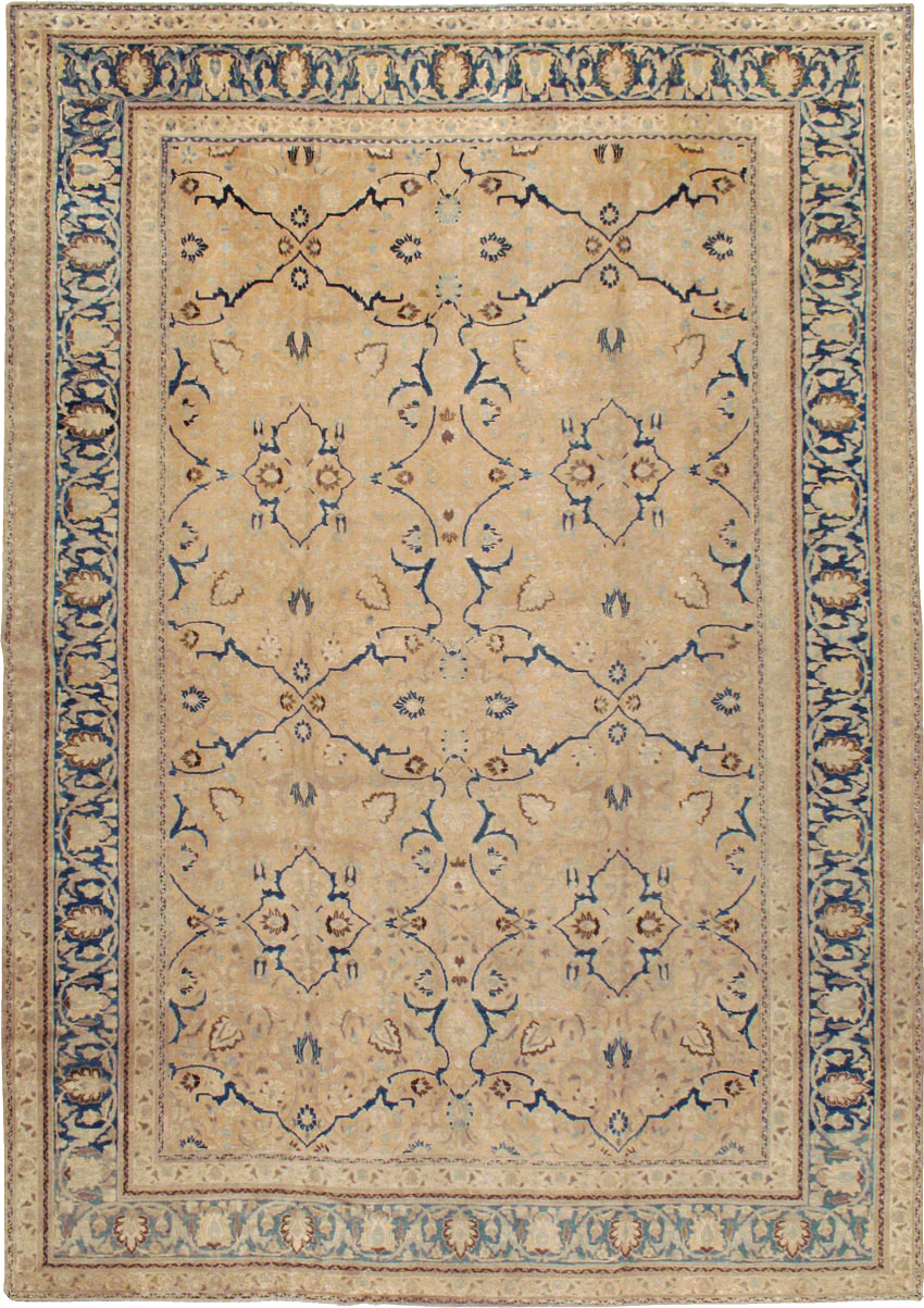 Antique Persian Tabriz Carpet, No.17479 - Staging