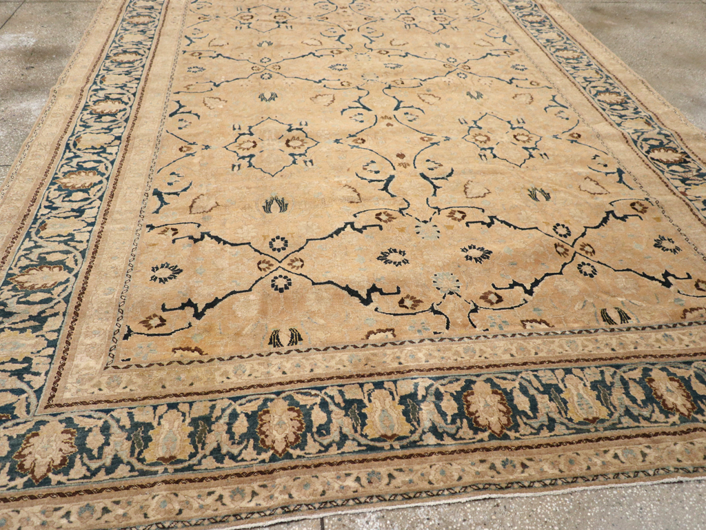Antique Persian Tabriz Carpet, No.17479 - Staging