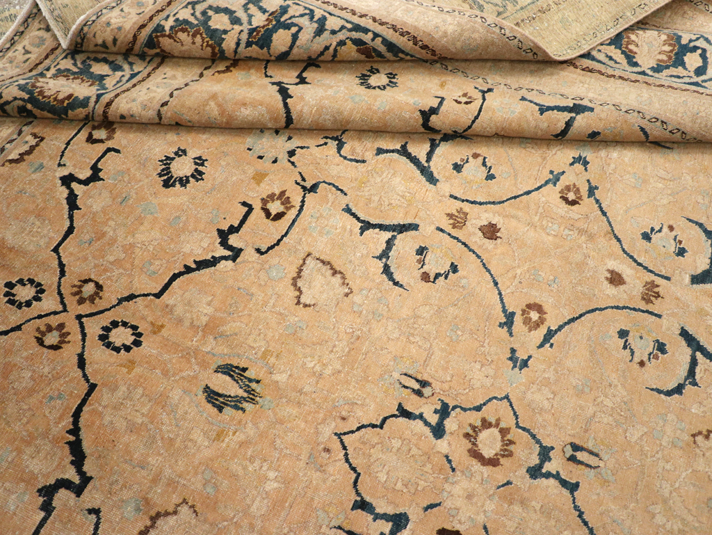 Antique Persian Tabriz Carpet, No.17479 - Staging