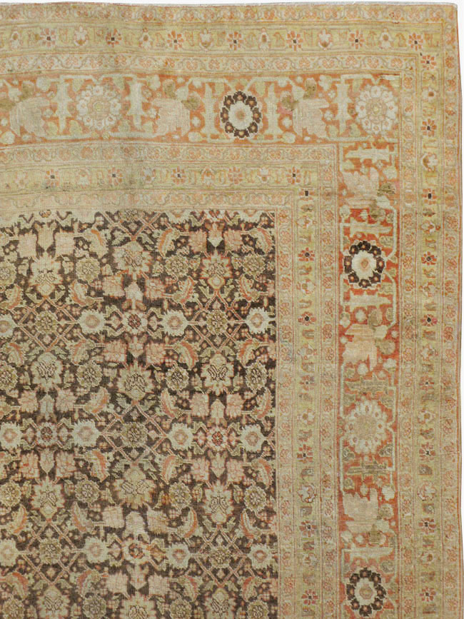 Tabriz Persian Antique Carpet, No.17487 - Staging