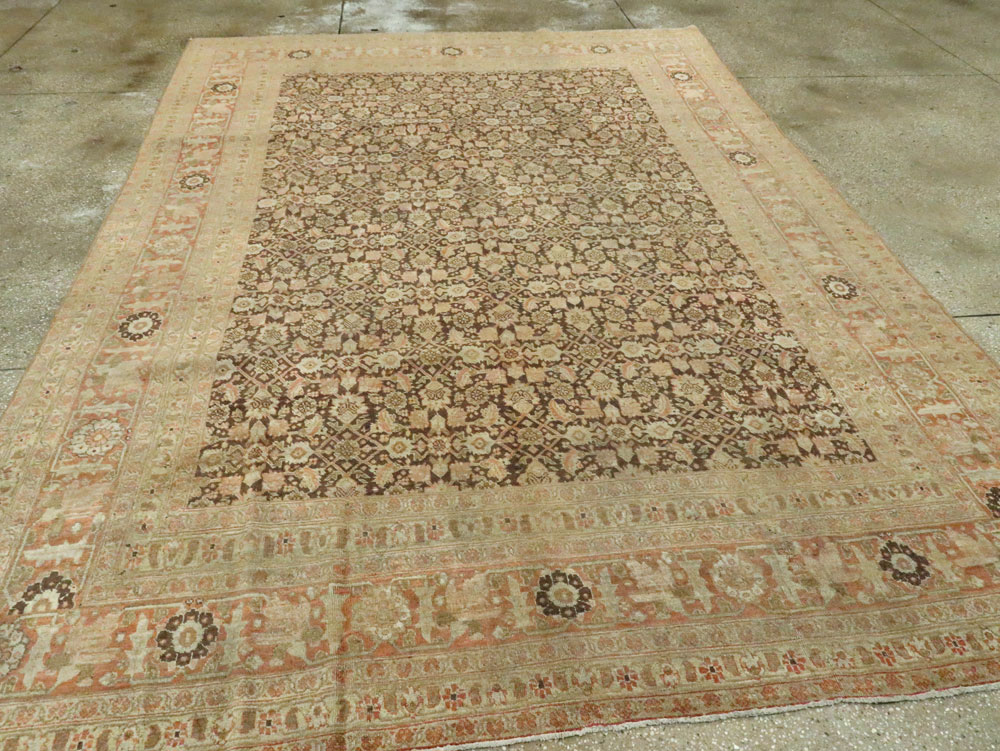 Tabriz Persian Antique Carpet, No.17487 - Staging