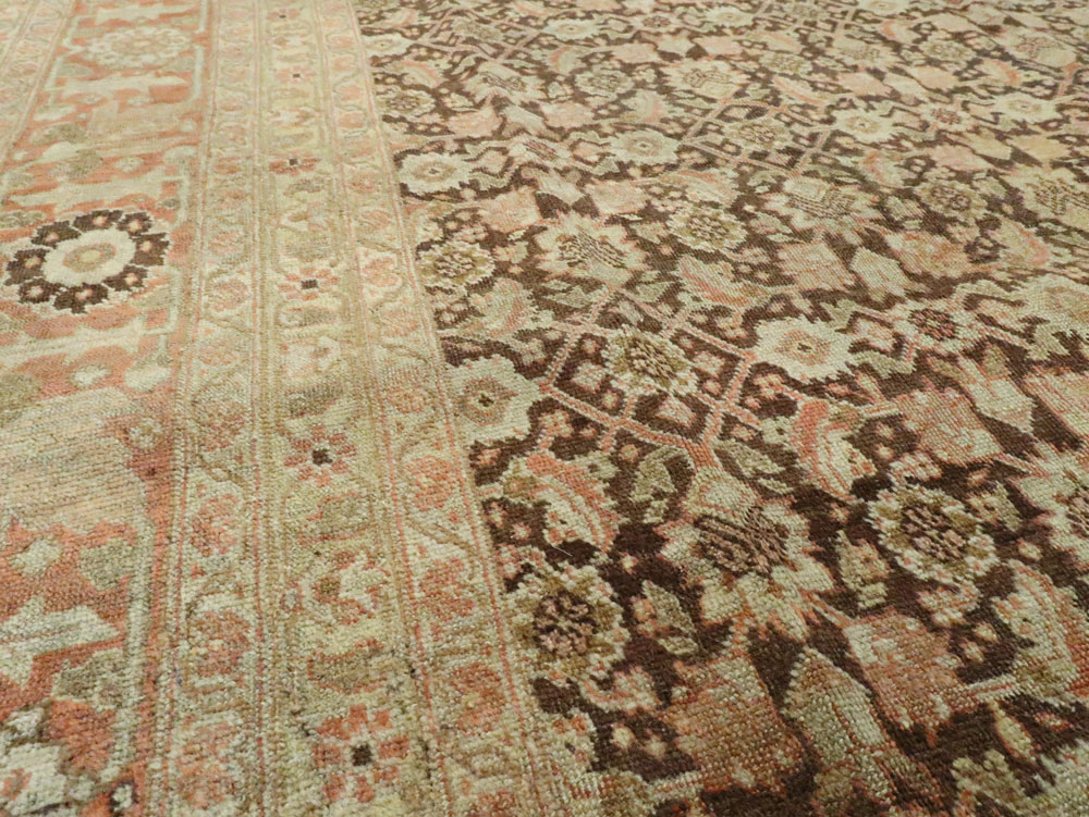 Tabriz Persian Antique Carpet, No.17487 - Staging