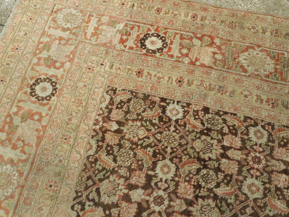 Tabriz Persian Antique Carpet, No.17487 - Staging