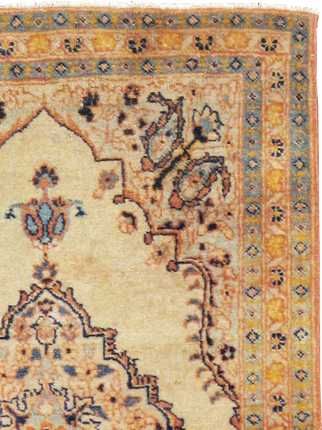 Antique Persian Tabriz Hagi Jalili Rug, No.17503 - Staging