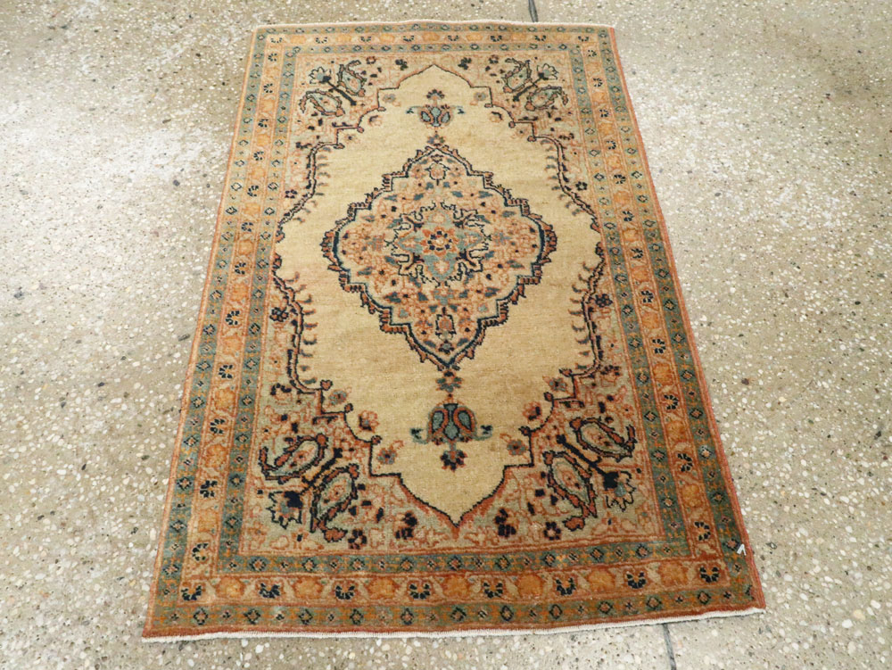 Antique Persian Tabriz Hagi Jalili Rug, No.17503 - Staging