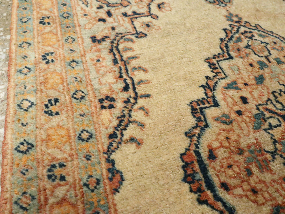 Antique Persian Tabriz Hagi Jalili Rug, No.17503 - Staging