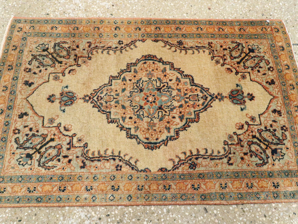 Antique Persian Tabriz Hagi Jalili Rug, No.17503 - Staging