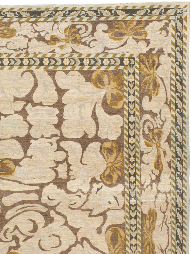 Modern Persian Tabriz Carpet, No.17515 - Staging