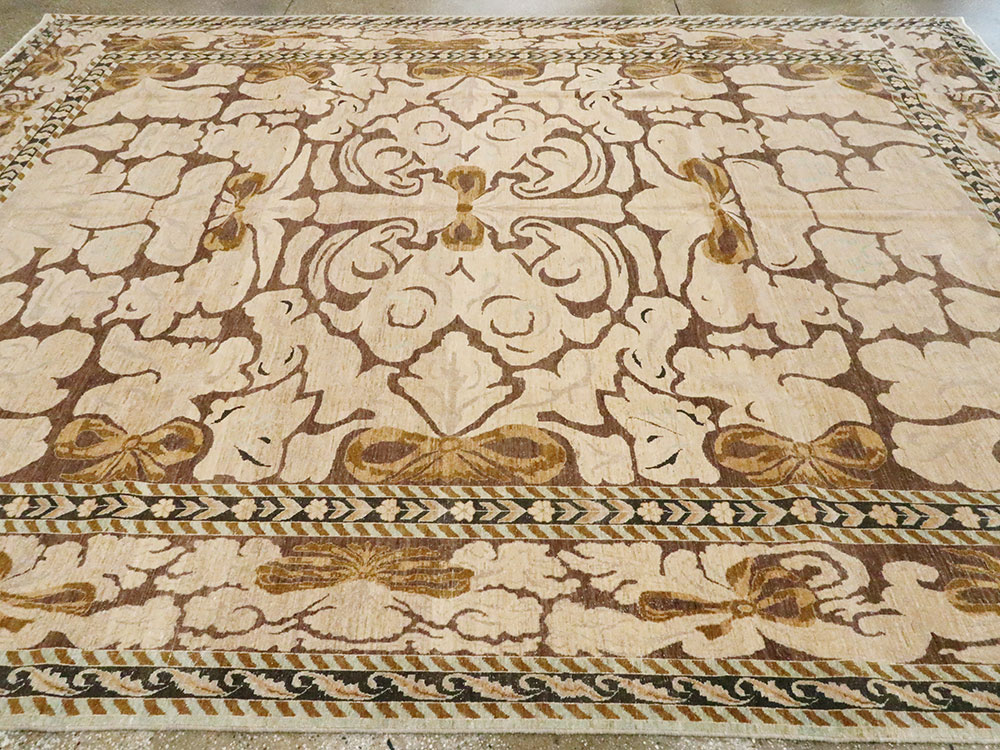 Modern Persian Tabriz Carpet, No.17515 - Staging