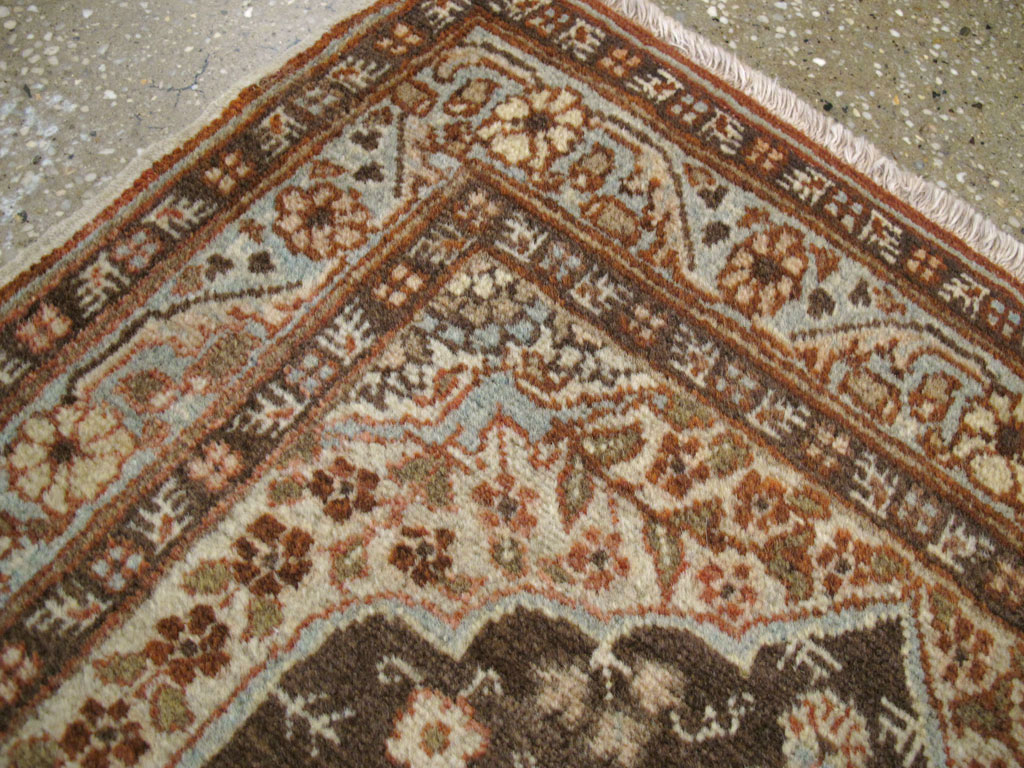 Antique Persian Tabriz Hagi Jalili Rug (Pair: 1 of 2), No.17518 - Staging