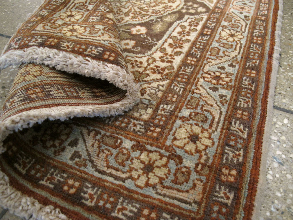 Antique Persian Tabriz Hagi Jalili Rug (Pair: 1 of 2), No.17518 - Staging