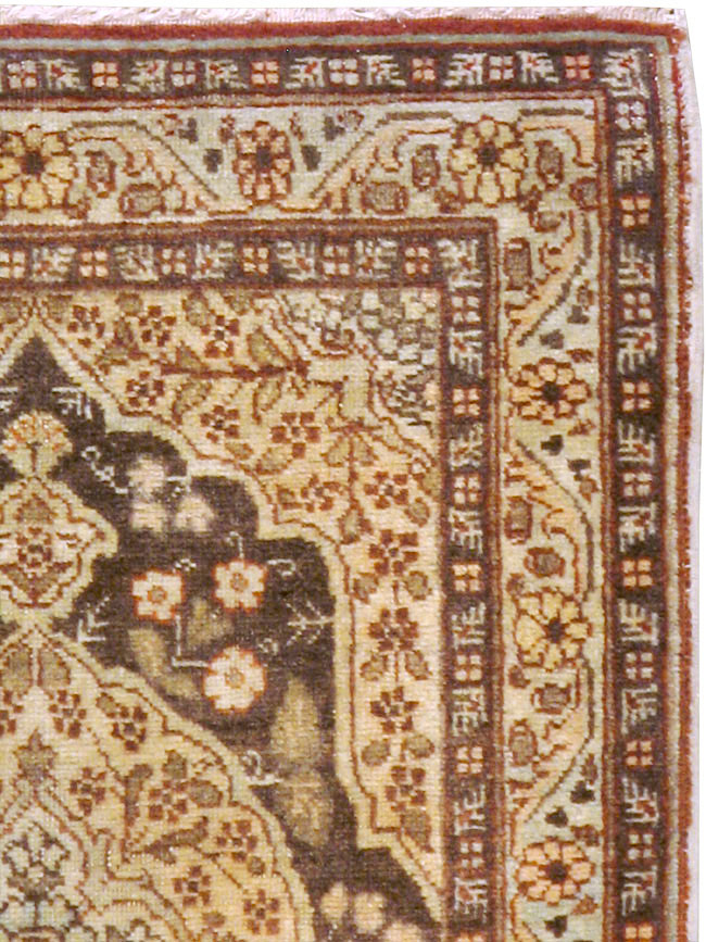 Antique Persian Tabriz Hagi Jalili Rug (Pair: 2 of 2), No.17519 - Staging