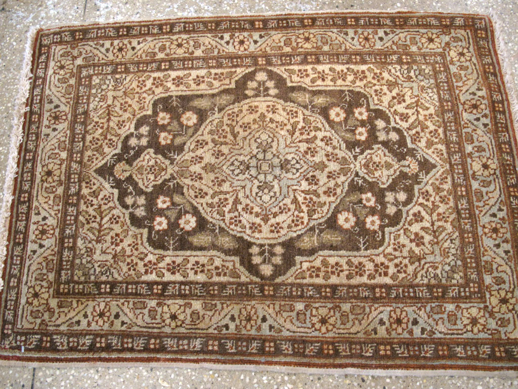 Antique Persian Tabriz Hagi Jalili Rug (Pair: 2 of 2), No.17519 - Staging
