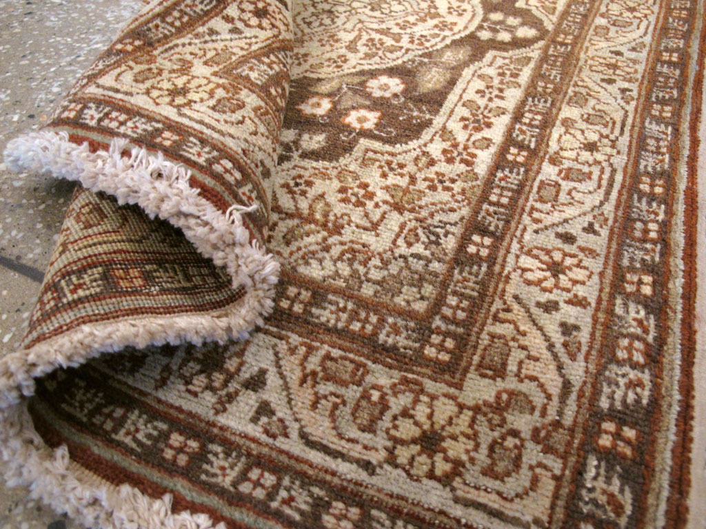 Antique Persian Tabriz Hagi Jalili Rug (Pair: 2 of 2), No.17519 - Staging