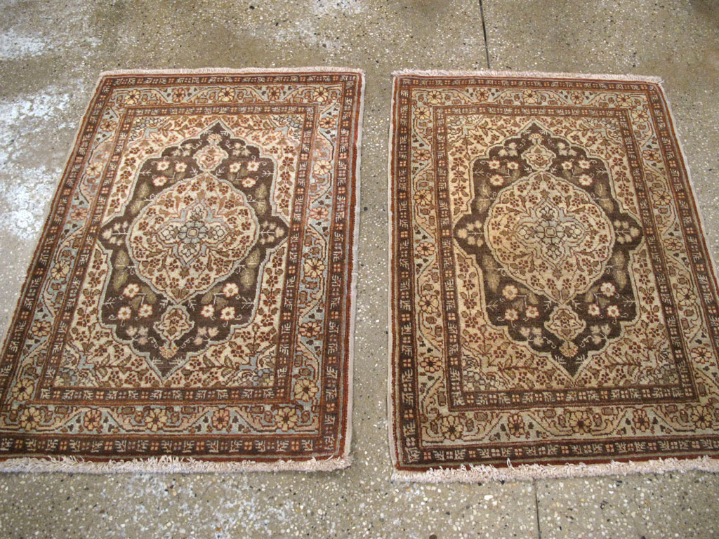 Antique Persian Tabriz Hagi Jalili Rug (Pair: 2 of 2), No.17519 - Staging