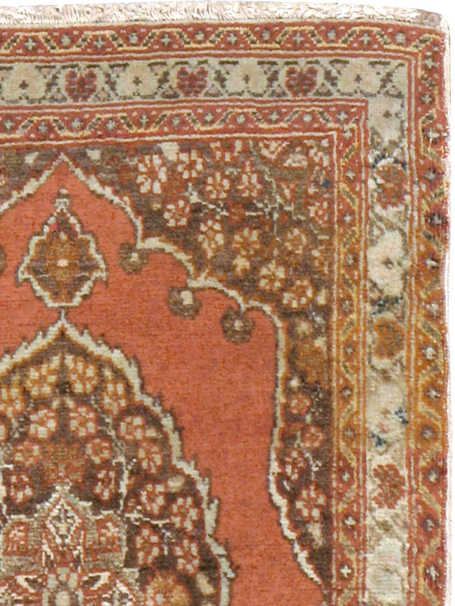 Antique Persian Tabriz Rug (Pair: 1 of 2), No.17520 - Staging