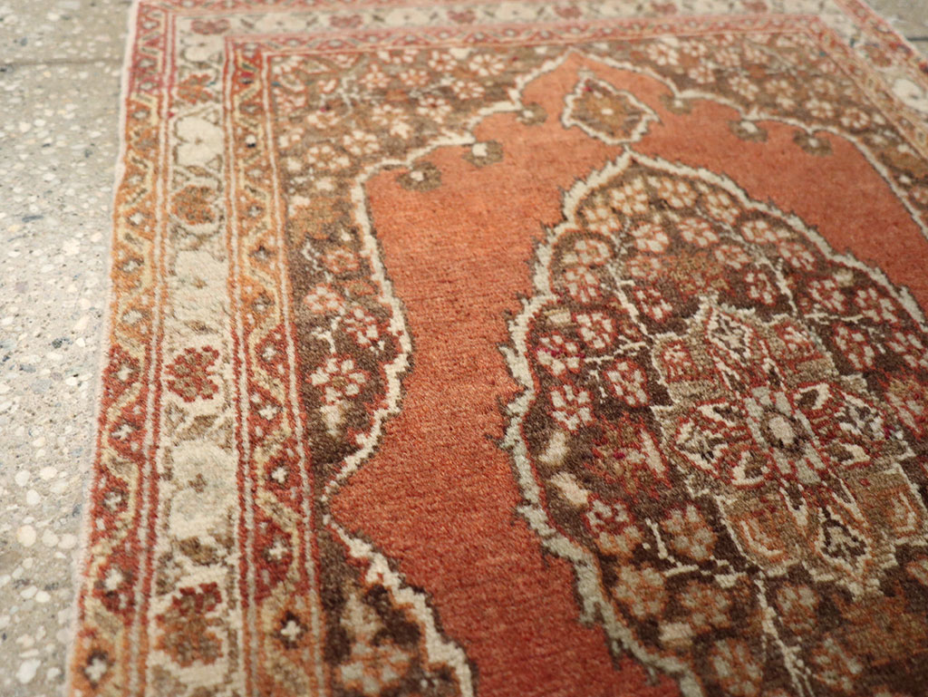 Antique Persian Tabriz Rug (Pair: 1 of 2), No.17520 - Staging