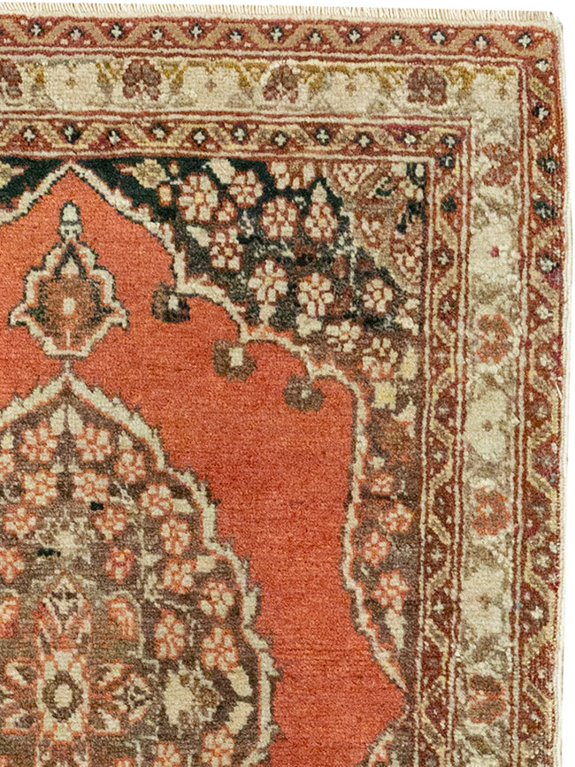 Antique Persian Tabriz Rug (Pair: 2 of 2), No.17521 - Staging