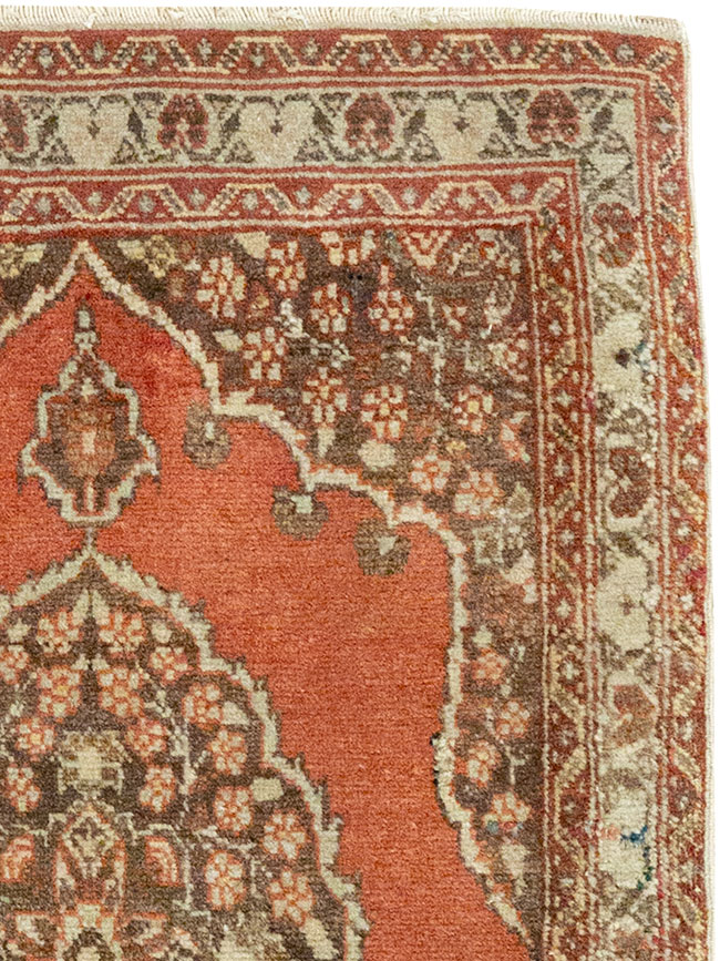 Antique Persian Tabriz Rug (Pair: 2 of 2), No.17521 - Staging