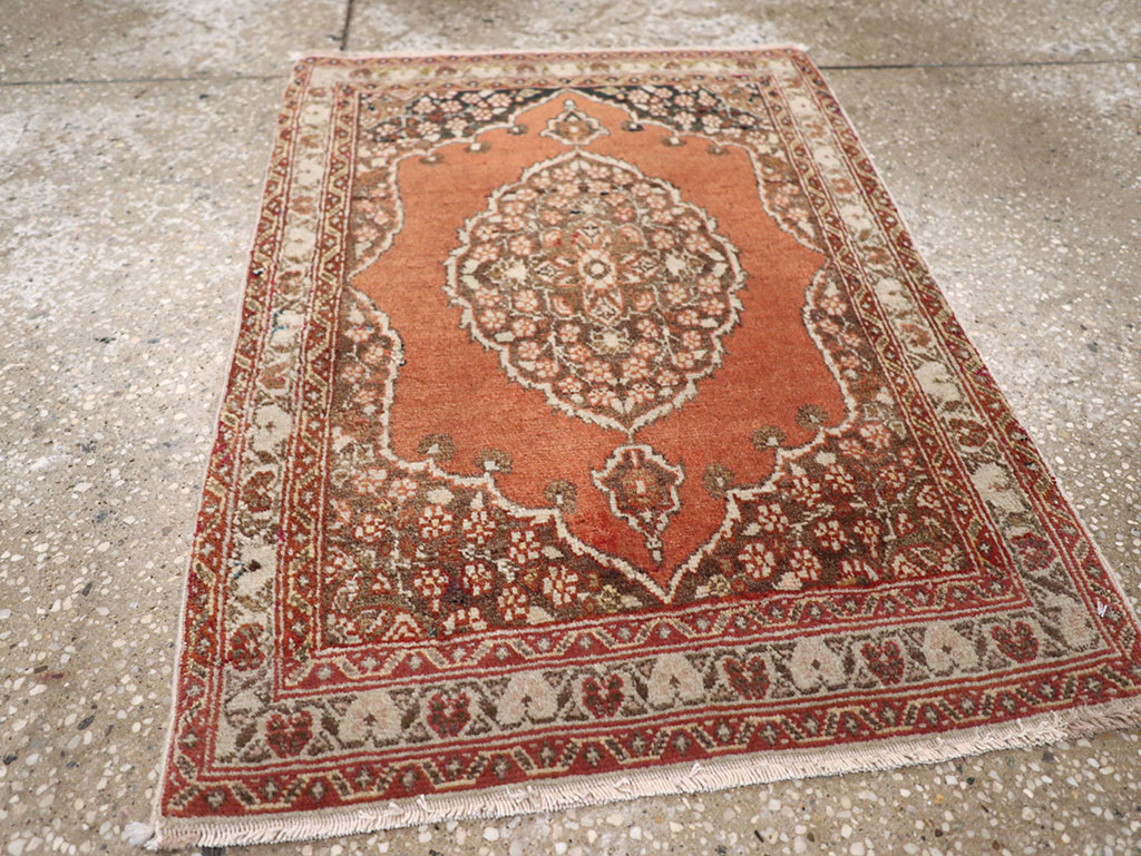 Antique Persian Tabriz Rug (Pair: 2 of 2), No.17521 - Staging