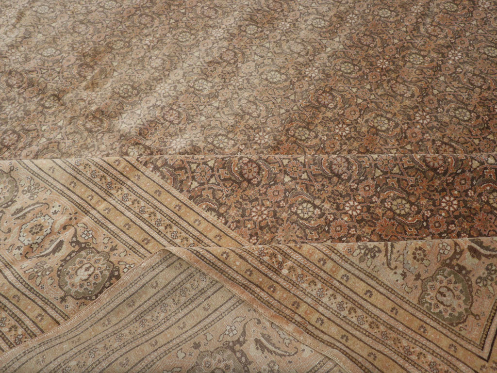 Antique Persian Tabriz Carpet, No.17524 - Staging