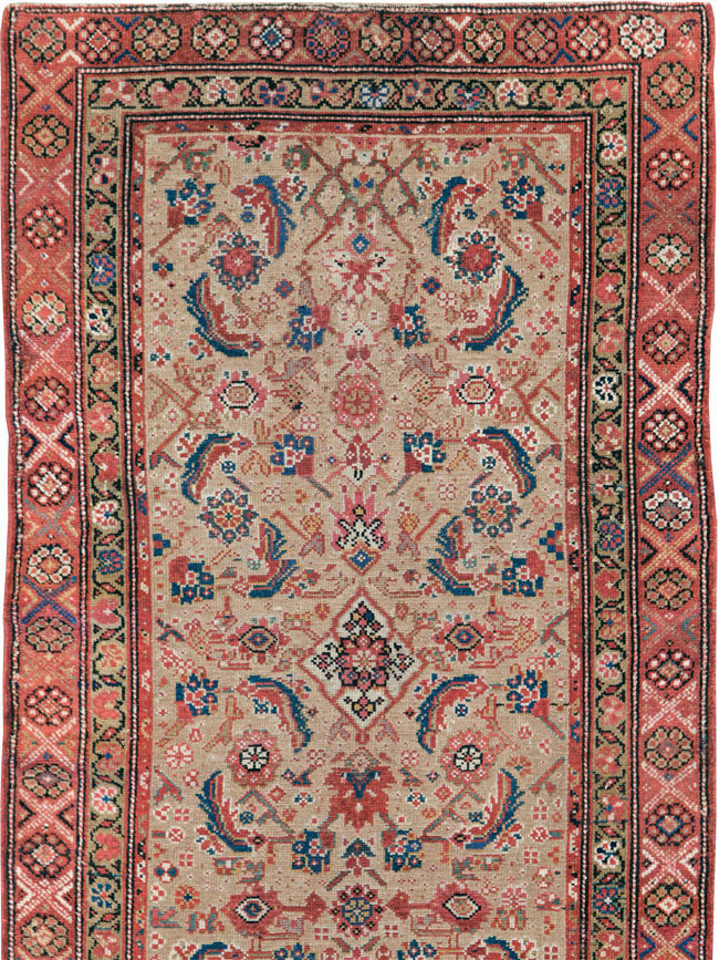 Vintage Persian Malayer Runner, No.17531 - Staging