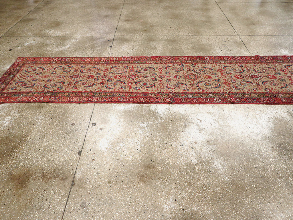 Vintage Persian Malayer Runner, No.17531 - Staging